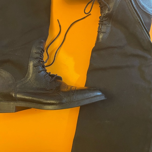 tuff rider boots black sz 8 1/2 - Picture 4 of 9